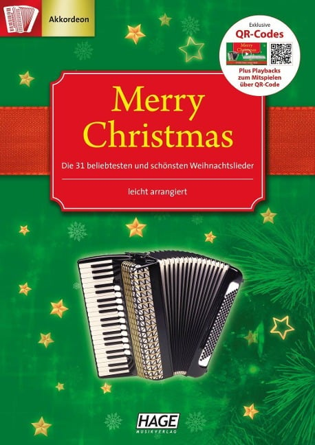 Merry Christmas für Akkordeon - 