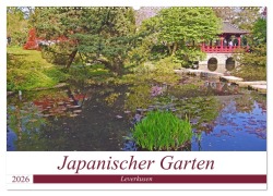 Cover-Bild zum Titel 'Japanischer Garten Leverkusen (Wandkalender 2026 DIN A2 quer), CALVENDO Monatskalender' von 'Claudia Schimon'
