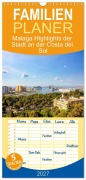 Cover-Bild zum Titel 'Familienplaner 2027 - Malaga Highlights der Stadt an der Costa del Sol mit 5 Spalten (Wandkalender, 21 x 45 cm) CALVENDO' von 'Paul Michalzik'