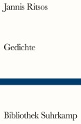 Cover-Bild zum Titel 'Gedichte' von 'Jannis Ritsos'