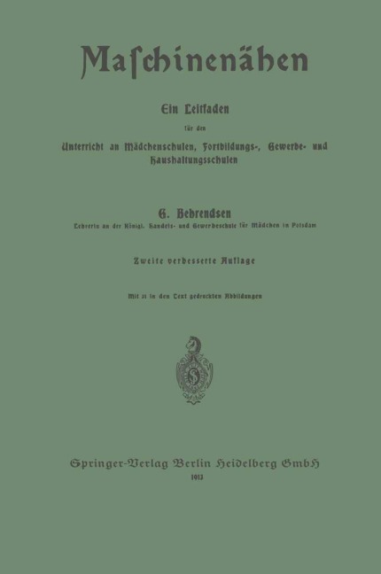 Maschinenähen - Gertrud Behrendsen