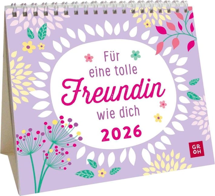 Mini-Kalender 2026: Für eine tolle Freundin wie dich - 