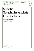 Cover-Bild zum Titel 'Sprache - Sprachwissenschaft - Öffentlichkeit' von ''