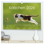 Cover-Bild zum Titel 'Kätzchen 2026 (hochwertiger Premium Wandkalender 2026 DIN A2 quer), Kunstdruck in Hochglanz' von 'Leoba Leoba'