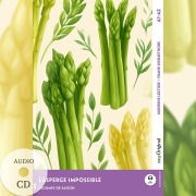 Cover-Bild zum Titel 'L'Asperge impossible - Französische Krimi-Lektüre A1-A2 (+ Audio-CD)' von 'Louise Delaunay'