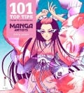 Cover-Bild zum Titel '101 Top Tips from Professional Manga Artists' von 'Meredith Walsh, Sonia Leong'