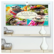 Cover-Bild zum Titel 'Modische Welle im Fischotter-Land. Charme und Stil (hochwertiger Premium Wandkalender 2026 DIN A2 quer), Kunstdruck in Hochglanz' von 'Rose Hurley'