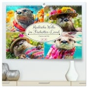 Cover-Bild zum Titel 'Modische Welle im Fischotter-Land. Charme und Stil (hochwertiger Premium Wandkalender 2026 DIN A2 quer), Kunstdruck in Hochglanz' von 'Rose Hurley'