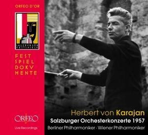 Salzburger Orchesterkonzerte 1957 - Herbert von/BP/WPO Karajan