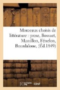 Cover-Bild zum Titel 'Morceaux choisis de littérature' von 'Sans Auteur'