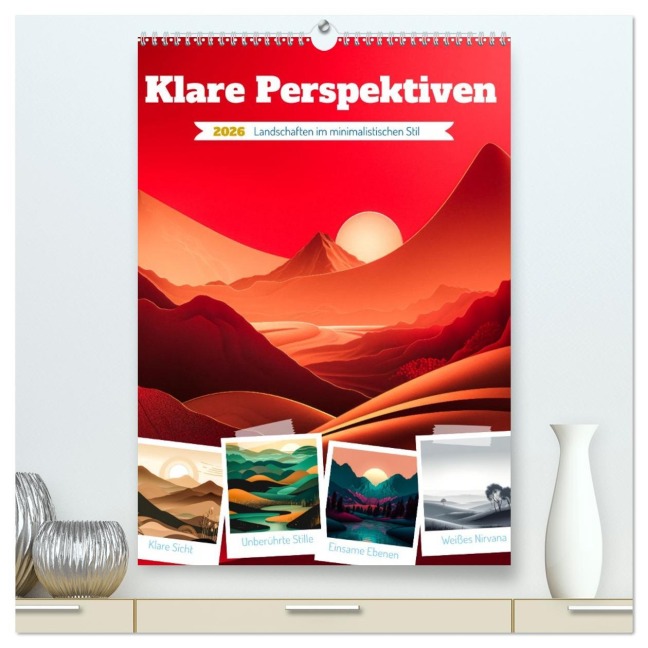 Klare Perspektiven (hochwertiger Premium Wandkalender 2026 DIN A2 hoch), Kunstdruck in Hochglanz - Steffen Gierok-Latniak