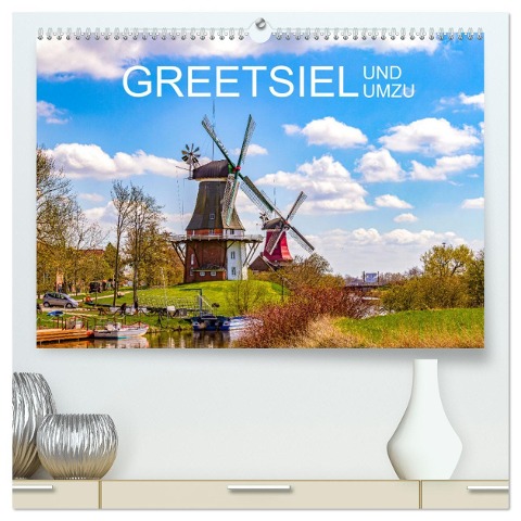 Greetsiel und Umzu (hochwertiger Premium Wandkalender 2025 DIN A2 quer), Kunstdruck in Hochglanz - Andrea Dreegmeyer