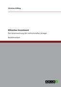 Ethisches Investment - Christian Kißling