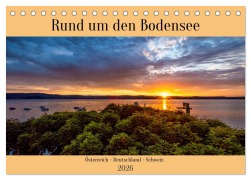 Cover-Bild zum Titel 'Rund um den Bodensee (Tischkalender 2026 DIN A5 quer), CALVENDO Monatskalender' von 'Christa Kramer'