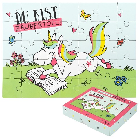 GRUSS & CO Puzzle Motiv "Einhorn" - 