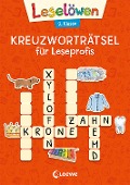 Leselöwen Kreuzworträtsel für Leseprofis - 2. Klasse (Rotorange) - 
