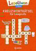 Cover-Bild zum Titel 'Leselöwen Kreuzworträtsel für Leseprofis - 2. Klasse (Rotorange)' von ''