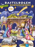 Cover-Bild zum Titel 'Weihnachtskrippe basteln Bastelbogen Ausschneidebogen Papierkrippe' von ''