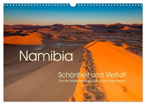 Namibia, Schönheit und Vielfalt (Wandkalender 2024 DIN A3 quer), CALVENDO Monatskalender - Erik R. Kroker