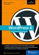 Cover-Bild zum Titel 'WordPress 6' von 'Florian Brinkmann, Simon Kraft'