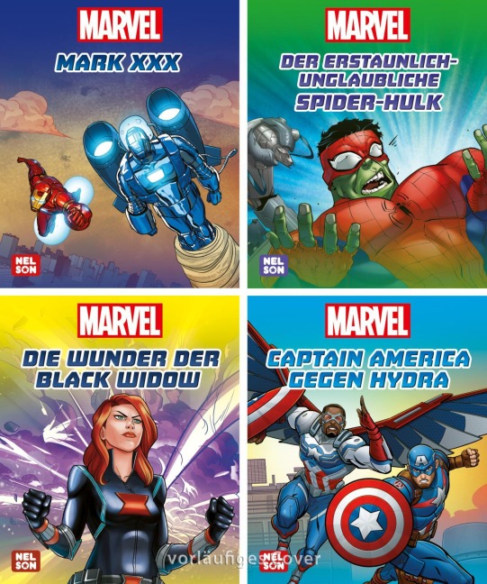 Nelson Mini-Bücher: 4er Marvel 5-8 - 