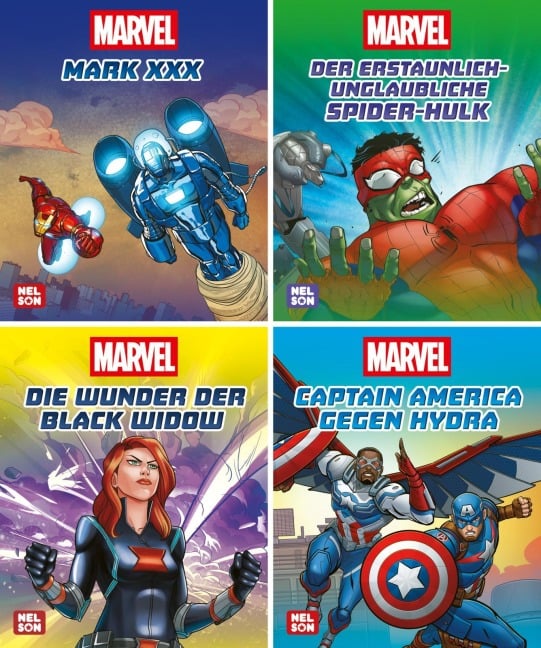Nelson Mini-Bücher: 4er Marvel 5-8 - 