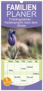 Cover-Bild zum Titel 'Familienplaner 2027 - Frühlingsblüher - Farbenpracht nach dem Winter mit 5 Spalten (Wandkalender, 21 x 45 cm) CALVENDO' von 'Tanja Schultz Fotografie'
