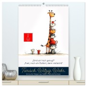 Cover-Bild zum Titel 'Tierische. Witzig. Wahr. (hochwertiger Premium Wandkalender 2026 DIN A2 hoch), Kunstdruck in Hochglanz' von 'Roder Roder'