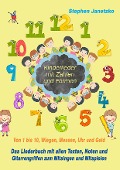 Cover-Bild zum Titel 'Kinderlieder mit Zahlen und Formen - Von 1 bis 10, Wiegen, Messen, Uhr und Geld' von 'Stephen Janetzko'