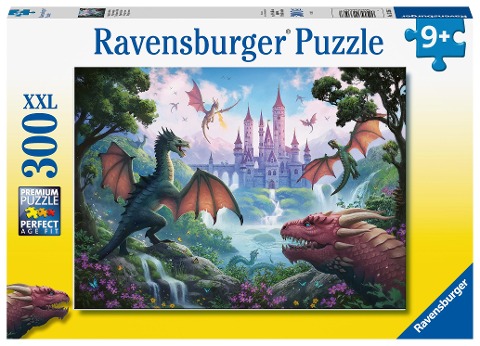 Ravensburger Kinderpuzzle - 13356 Magischer Drache - 300 Teile Puzzle für Kinder ab 9 Jahren - 
