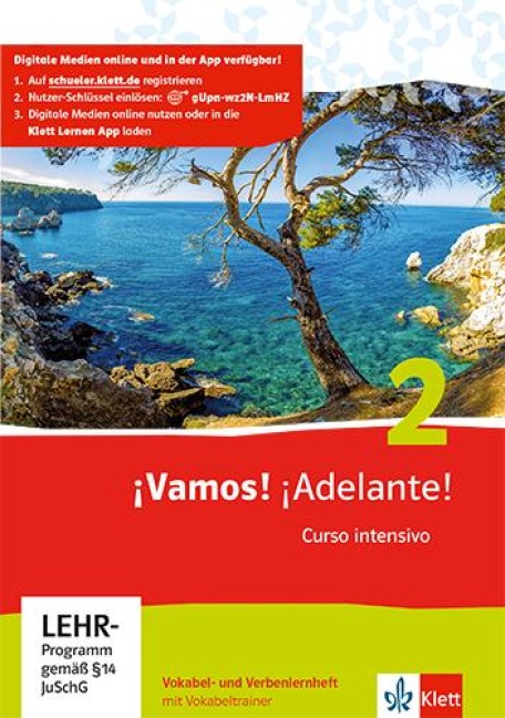 ¡Vamos! ¡Adelante! 2. Curso intensivo. Vokabel- und Verbenlernheft mit Vokabeltrainer - 