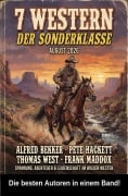 Cover-Bild zum Titel '7 Western der Sonderklasse August 2026' von 'Alfred Bekker, Thomas West, Frank Maddox, Pete Hackett'