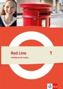Cover-Bild zum Titel 'Red Line 1.Workbook mit Audios Klasse 5' von ''