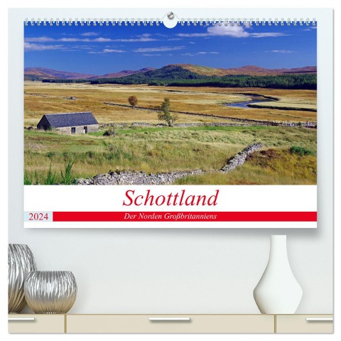 Schottland - Der Norden Großbritanniens (hochwertiger Premium Wandkalender 2024 DIN A2 quer), Kunstdruck in Hochglanz - Reinhard Pantke