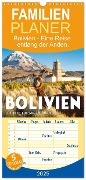 Familienplaner 2025 - Bolivien - Eine Reise entlang der Anden. mit 5 Spalten (Wandkalender, 21 x 45 cm) CALVENDO - Sf Sf