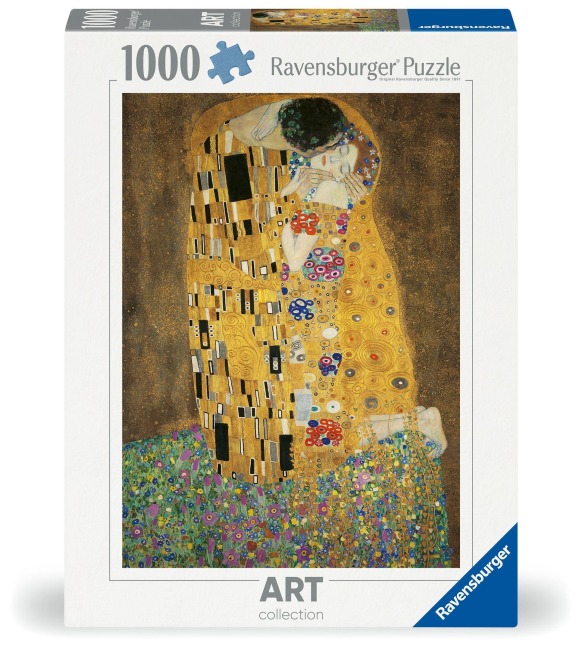 Erwachsenenpuzzle 1000 Teile - Gustav Klimt: Der Kuss (1907/1908) - 