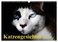 Katzengesichter und Zitate (Wandkalender 2024 DIN A3 quer), CALVENDO Monatskalender - Elisabeth Stanzer