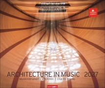 Cover-Bild zum Titel 'Architecture in Music Kalender 2027 - Musikinstrumente von innen' von ''