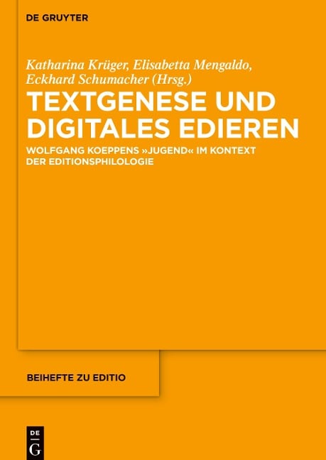 Textgenese und digitales Edieren - 