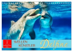 Cover-Bild zum Titel 'Delfine - Wellen Künstler (Wandkalender 2026 DIN A4 quer), CALVENDO Monatskalender' von 'Peter Roder'