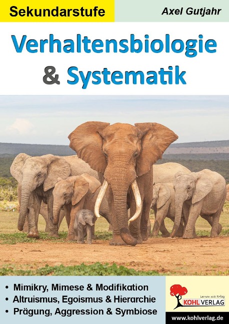 Verhaltensbiologie und Systematik - Axel Gutjahr