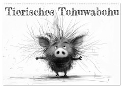 Cover-Bild zum Titel 'Tierisches Tohuwabohu (Wandkalender 2026 DIN A2 quer), CALVENDO Monatskalender' von 'Anne Seltmann'