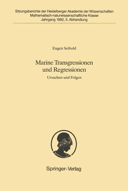 Marine Transgressionen und Regressionen - Eugen Seibold