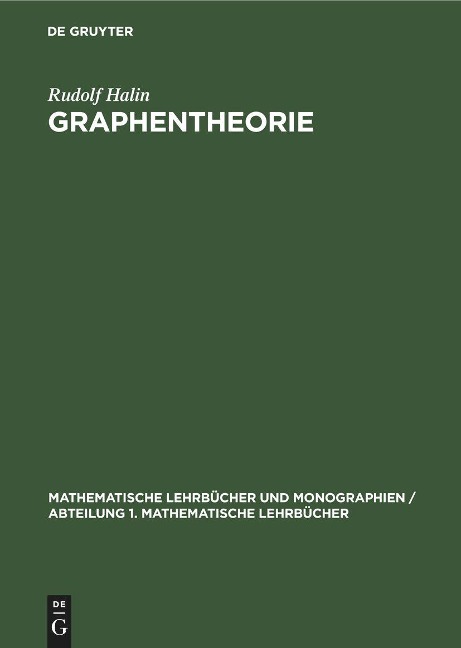 Graphentheorie - Rudolf Halin