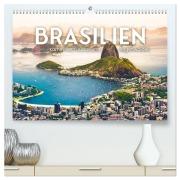 Cover-Bild zum Titel 'Brasilien - Karnevale, Fußball und Regenwälder. (hochwertiger Premium Wandkalender 2027 DIN A2 quer), Kunstdruck in Hochglanz' von 'Sf'