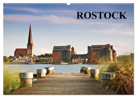 Rostock (Wandkalender 2025 DIN A2 quer), CALVENDO Monatskalender - Rico Ködder