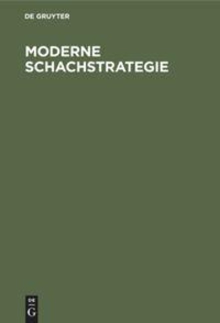 Moderne Schachstrategie - 