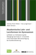 Cover-Bild zum Titel 'Akademische Lehr- und Lernformen im Gymnasium' von 'Andreas Hirsch-Weber, Stefan Scherer, Ines Langemeyer'