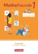 Cover-Bild zum Titel 'Mathefreunde 1. Schuljahr - Allgemeine Ausgabe 2022 - Arbeitsheft mit interaktiven Übungen' von ''