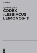 Cover-Bild zum Titel 'Codex Lesbiacus Leimonos 11' von 'Apostolos Spanos'